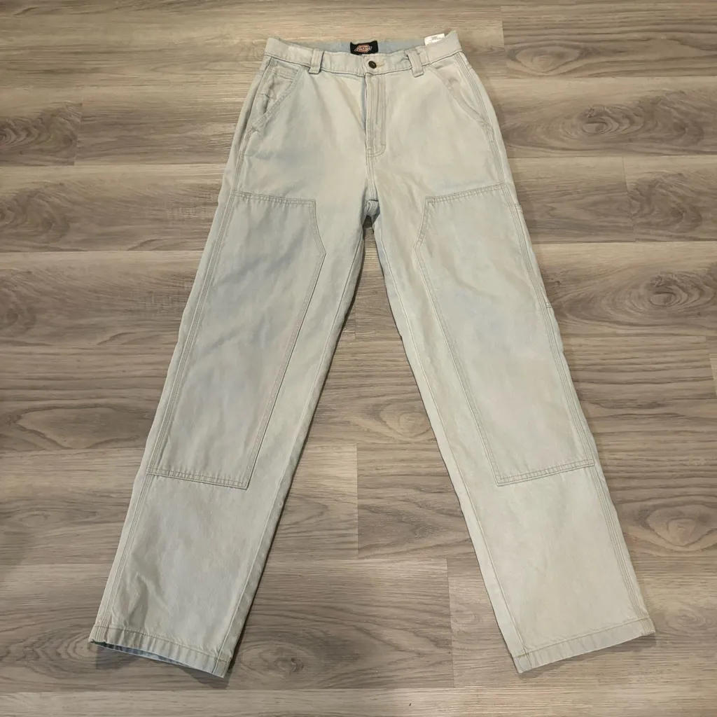 Dickies Women’s 30x32 Light Wash High Rise Straight Leg Jeans - Image 2