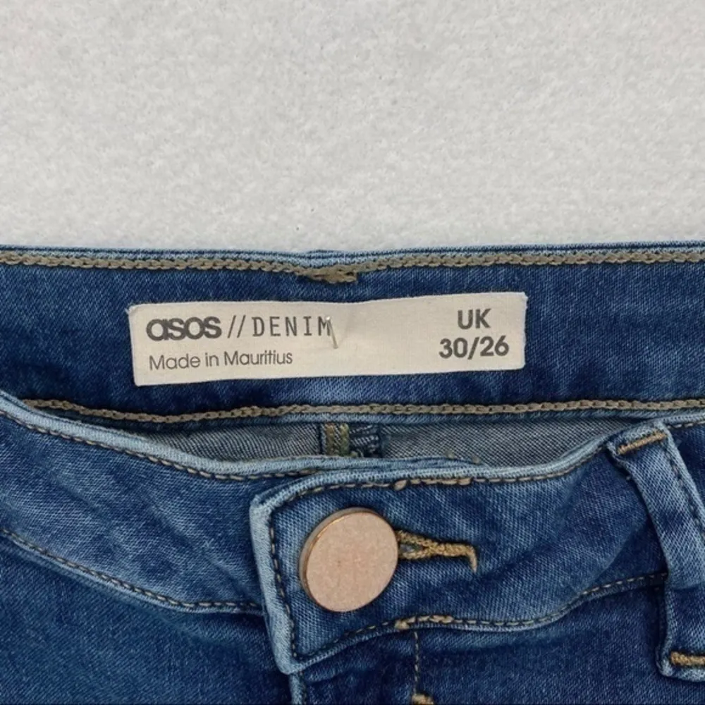 ASOS Medium Wash Denim Mid Rise Capri‎ Jean - Image 3
