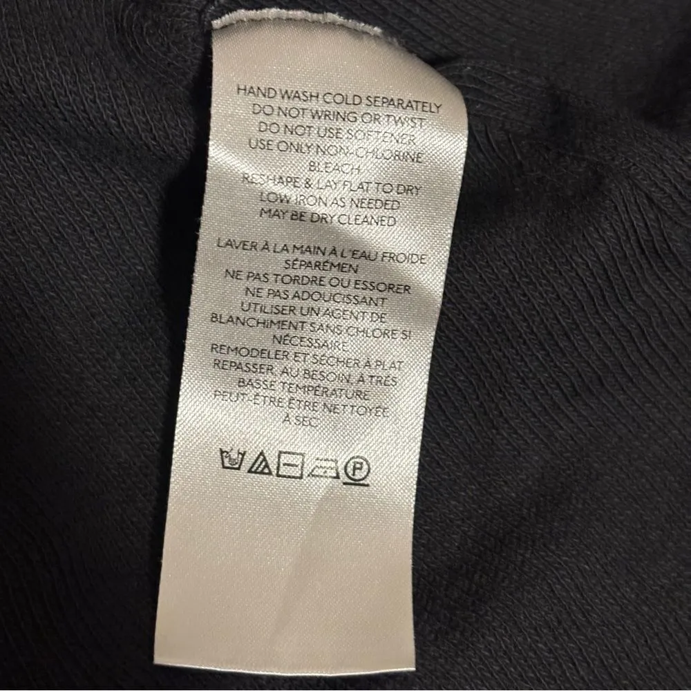 Free People Care Full Swing Asymmetrical Tunic - Black- Size Large - Image 12