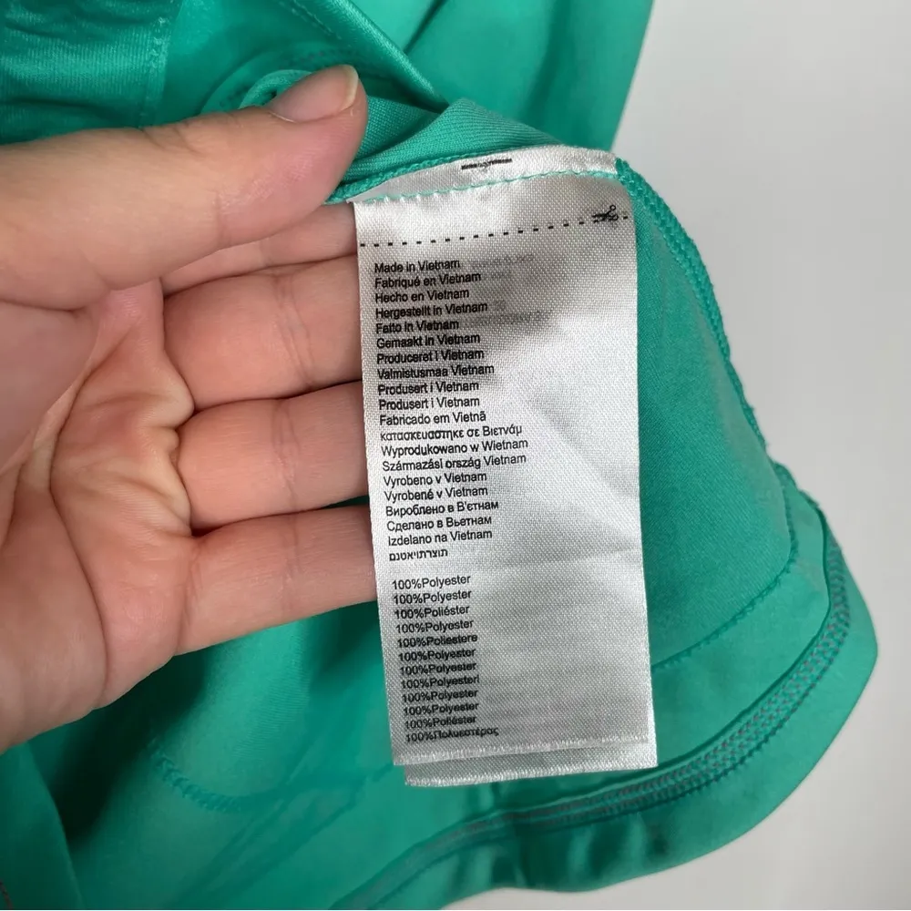 Pearl Izumi Teal Full Zip Front Biking Shirt Size Small - Image 4