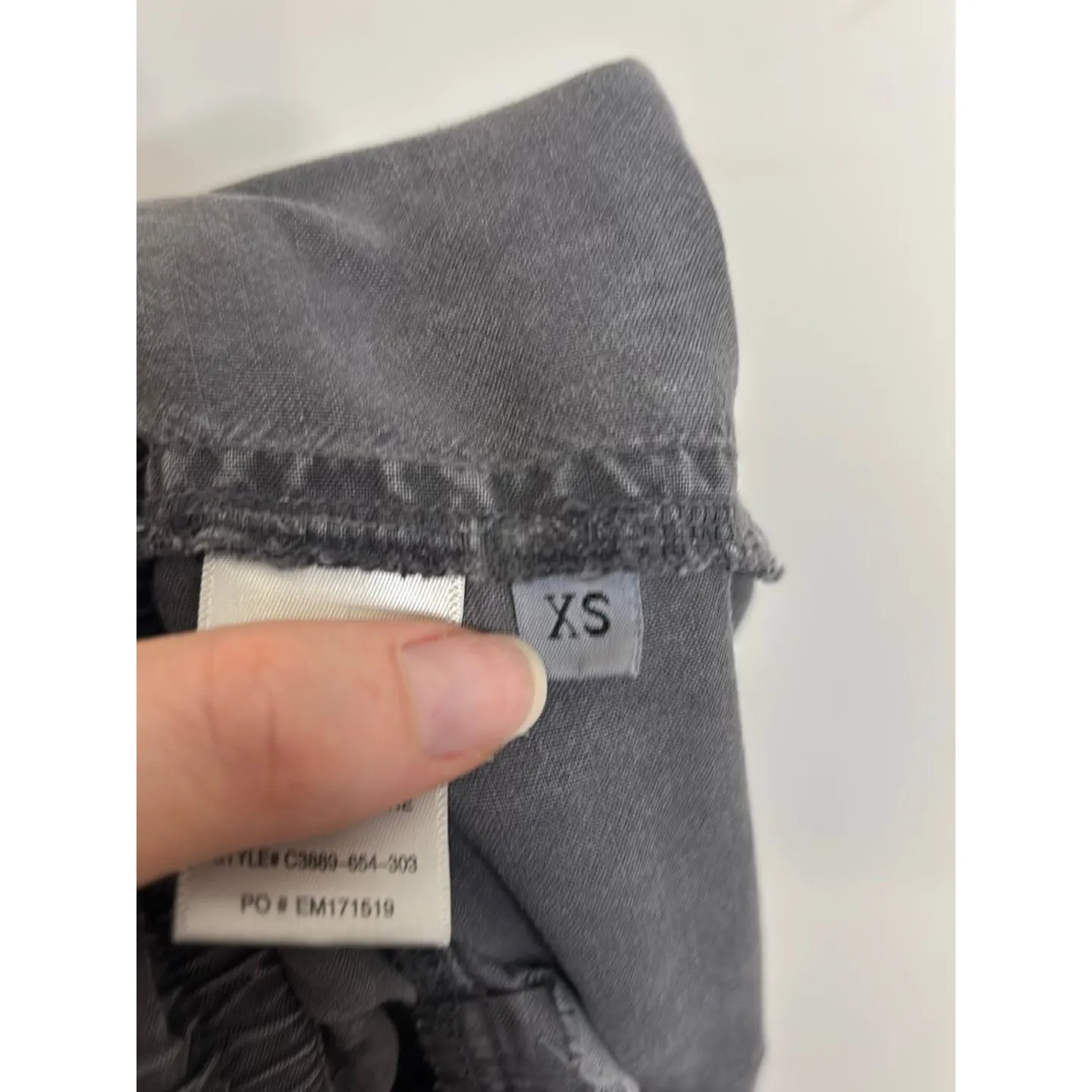 Cloth & Stone Joggers Womens XS Gray Blakely Cargo Tencel Elastic Waist - Image 5