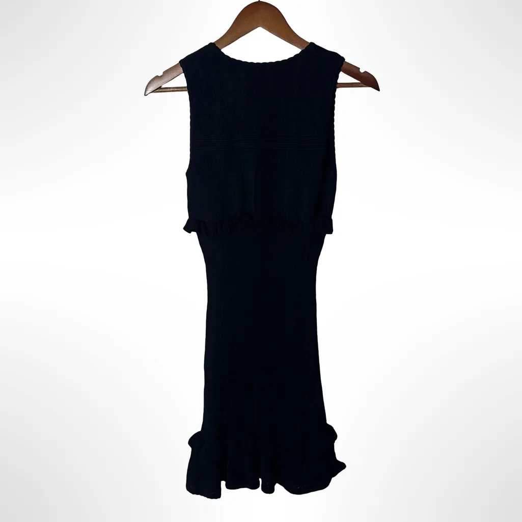 Ronny Kobo Black Sleeveless Knit Dress Size M Whimsigoth Fairycore Size M - Image 8