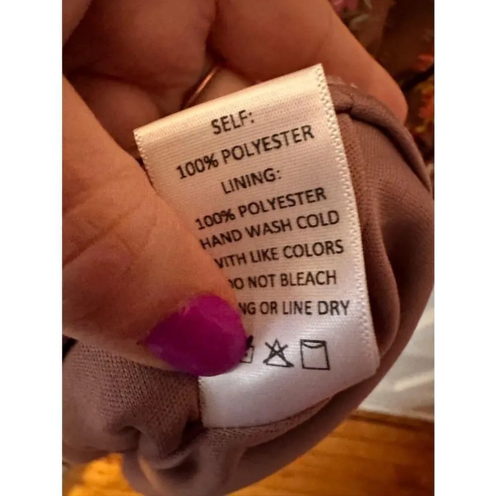 Anthropologie Sadie & Sage Brown Daisy Floral Cutout Floral Mini Dress - Image 7