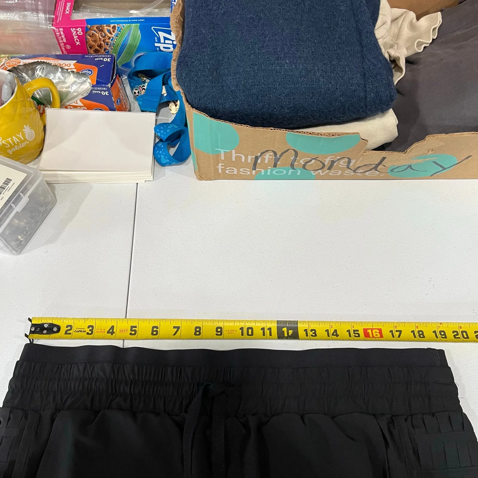 Joy Lab Black Pleated Flutter Running Shorts Lined Womens XXL Gym Yoga Cutesy - Image 6