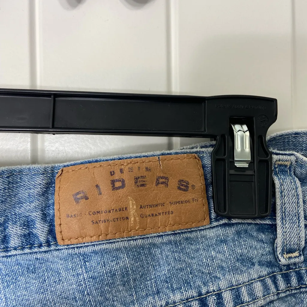 Vintage Riders by Lee women’s‎ light wash denim capri jeans pants cotton size 16 - Image 6