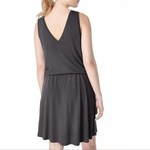 NWT Sweaty Betty Gray Take It Easy Dress Women‎ Size XS - Image 2