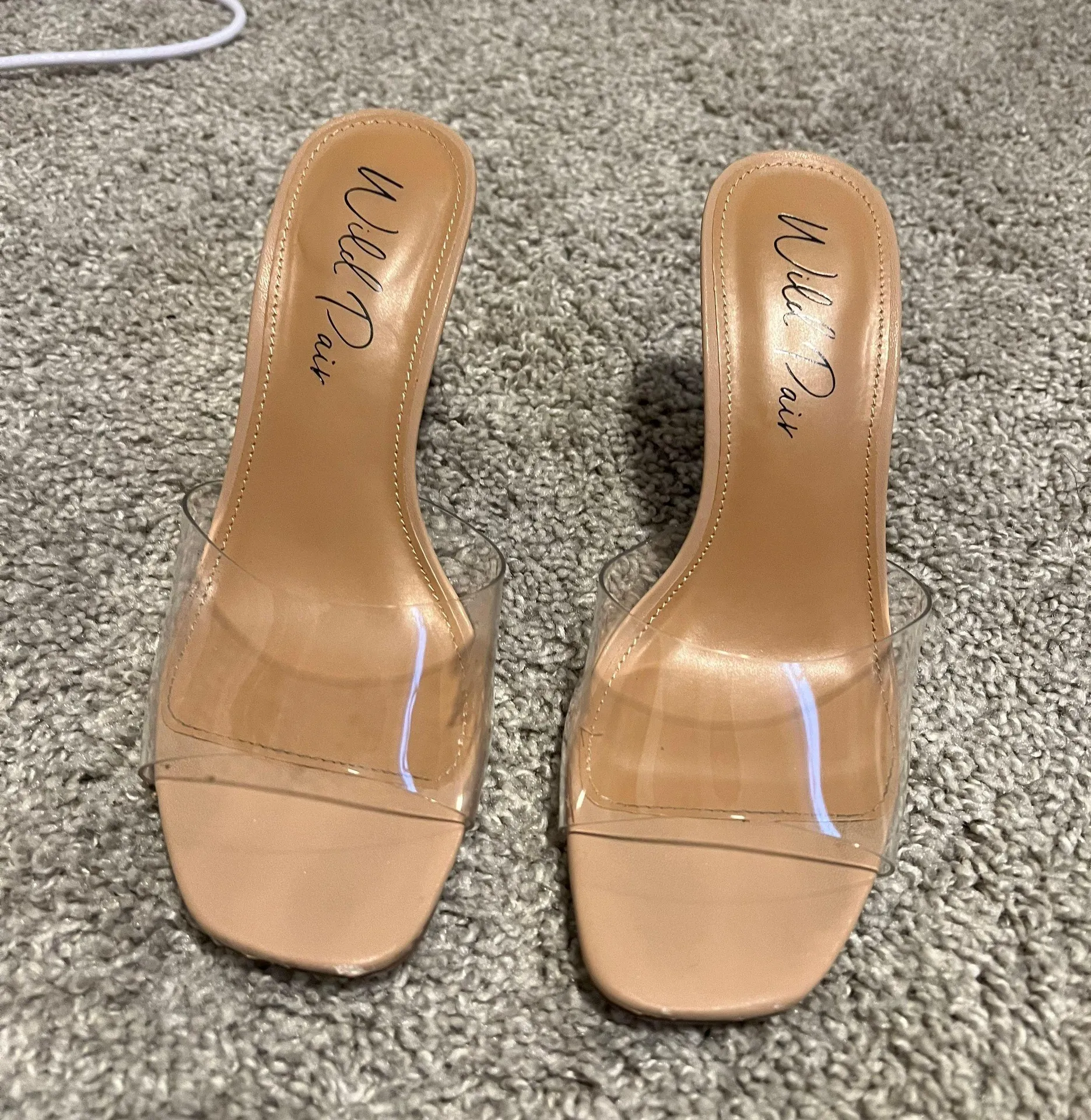 Macy's Clear Slide On Heel  - Image 2