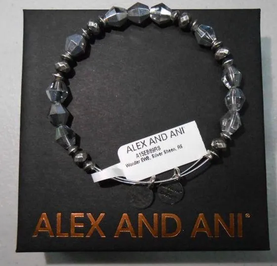 ALEX AND ANI Wonder Expandable Silver Sheen Rafaelian Silver-Tone Bangle Bracelet - Image 2