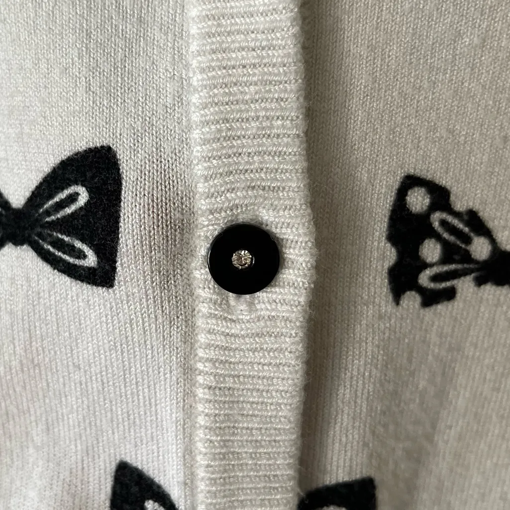 Disney Parks Minnie Mouse Bow Long Sleeve Cardigan Womens Size XS - Image 6