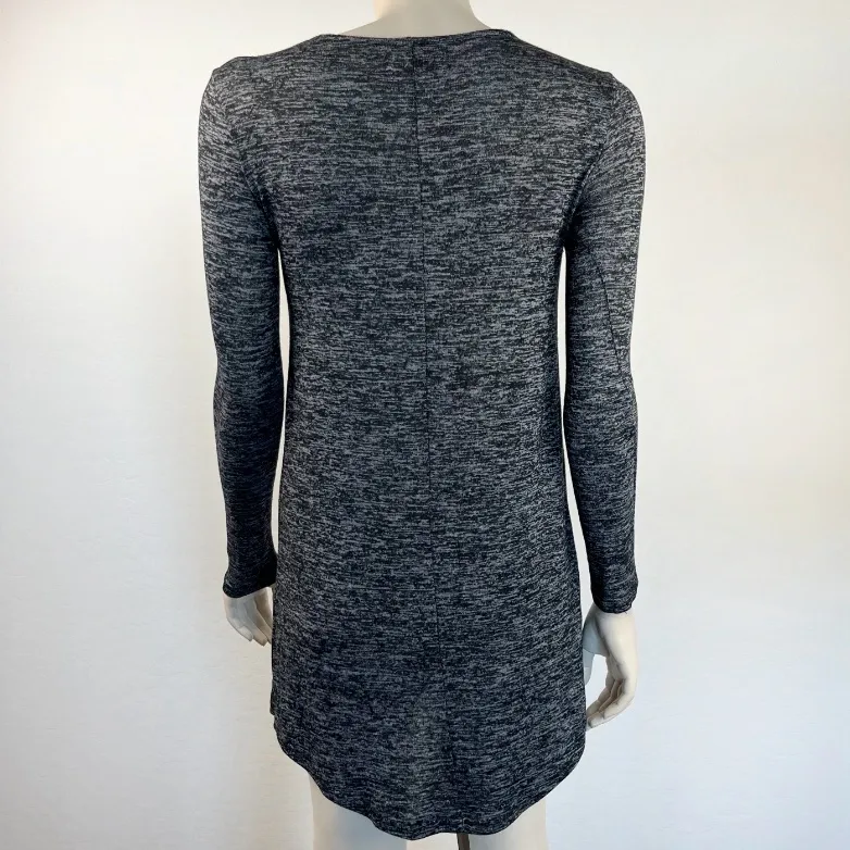 Abercrombie & Fitch Black and Gray Space‎ Dye Tunic Dress - Image 4