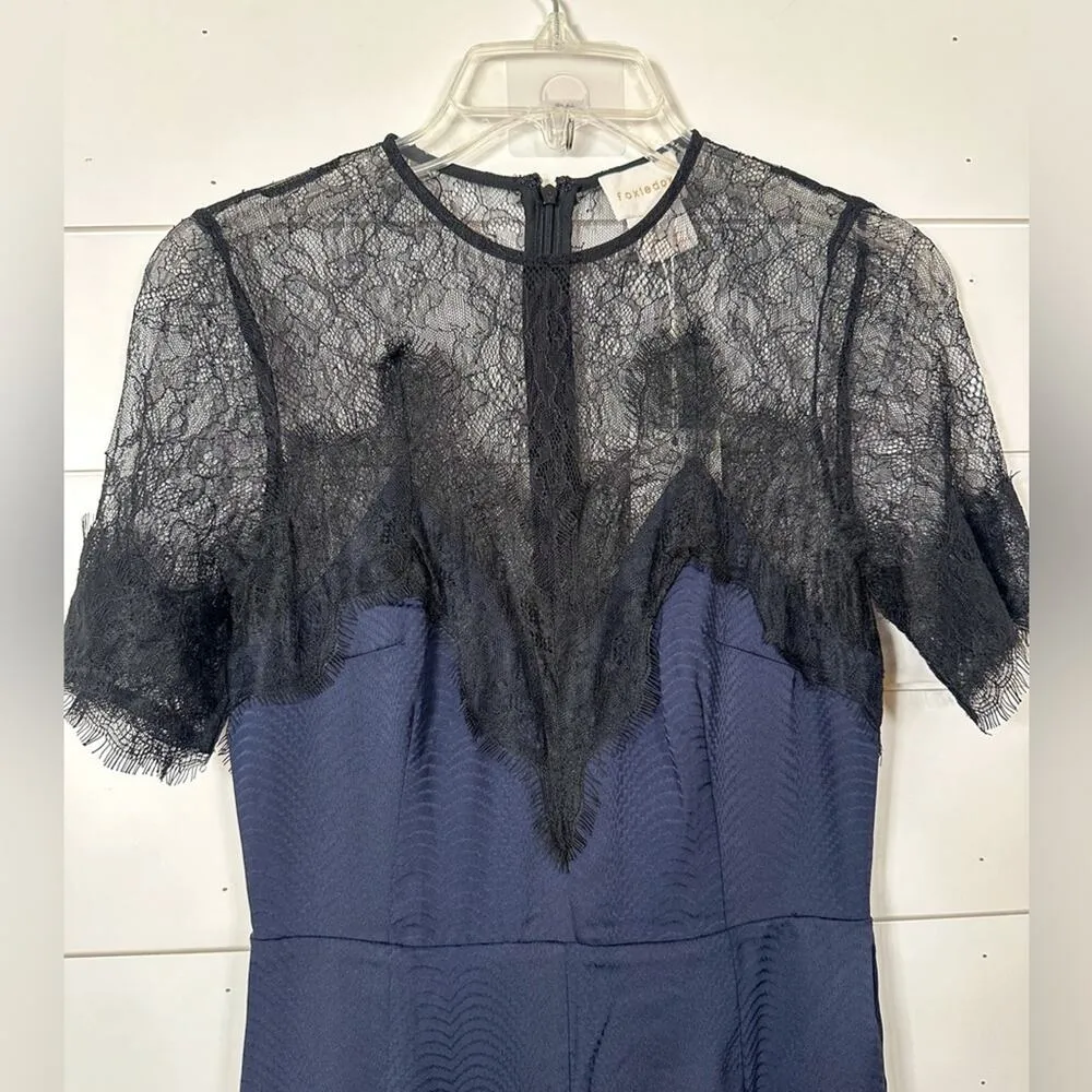 NEW Foxiedox Nixie Lace Wide Leg Illusion Neck Jumpsuit, NWT, Size XS, MSRP $189 - Image 7