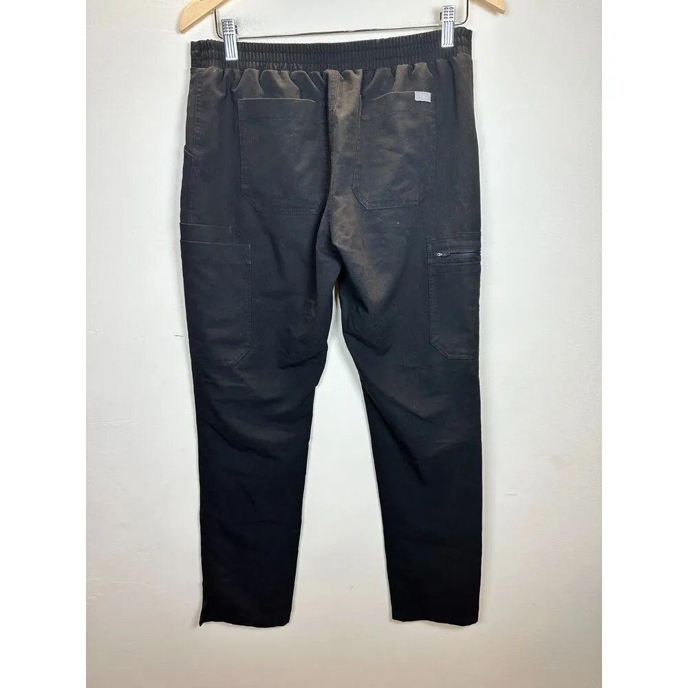 FIGS  Women's TW2000R Size S Black Yola Skinny Scrub Pants EUC - Image 2