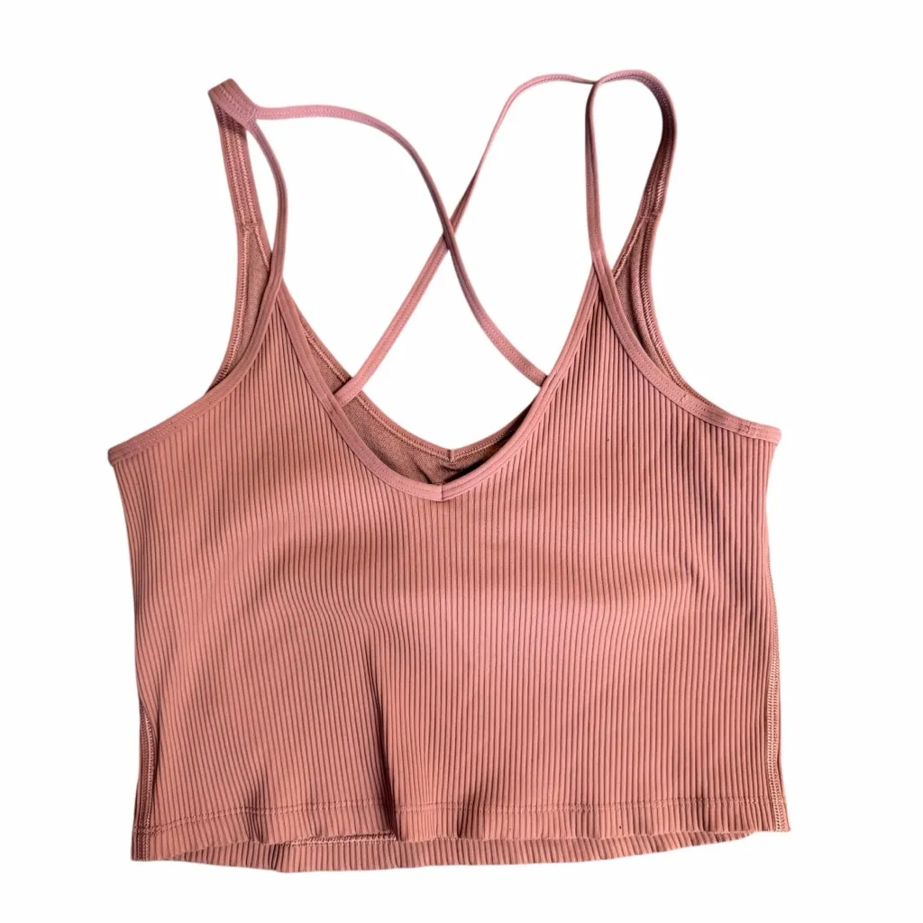 Vuori Rib Crop Tank Size Large - Image 4