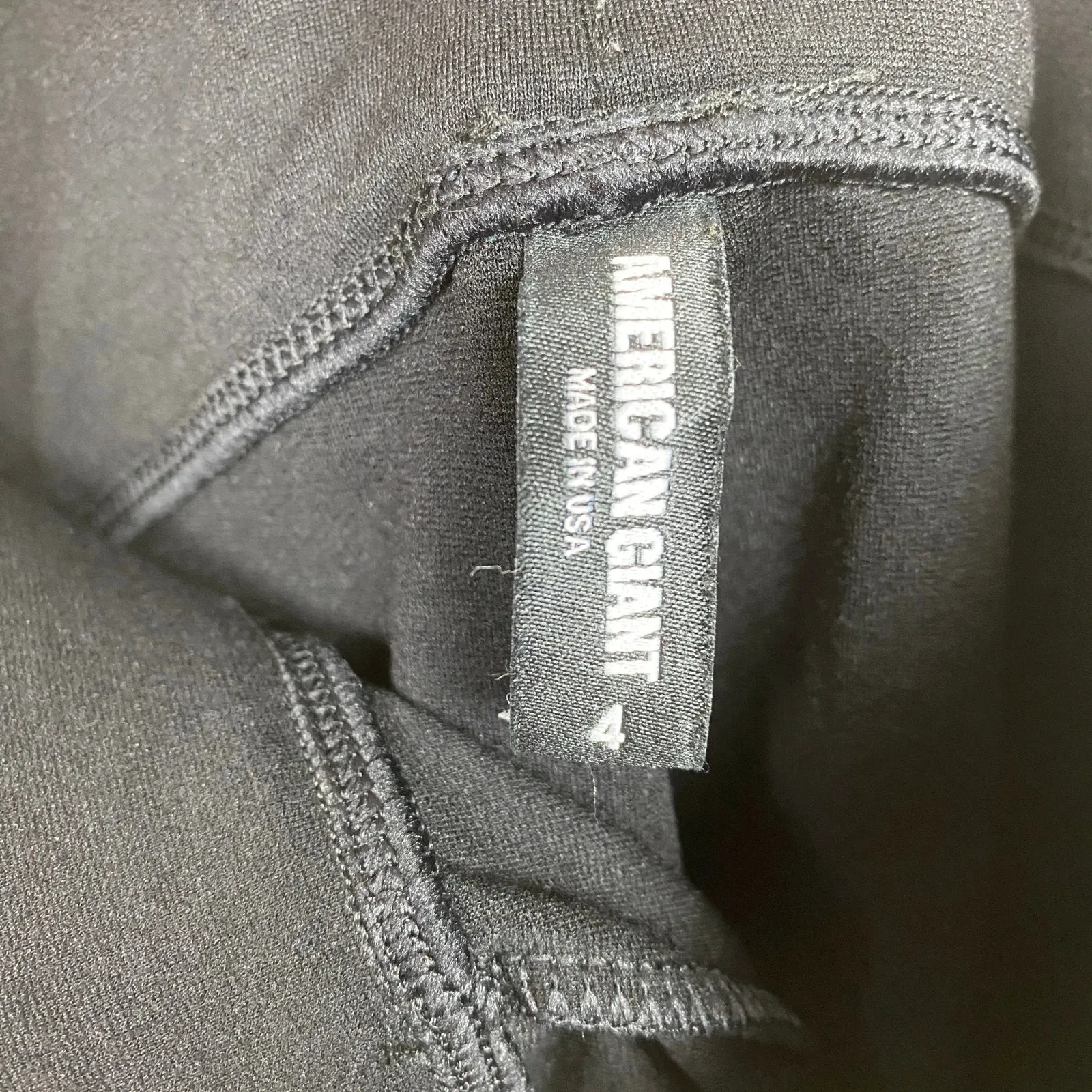 American Giant Black Ponte Knit Kick Flare Pants Sz.4 - Image 8