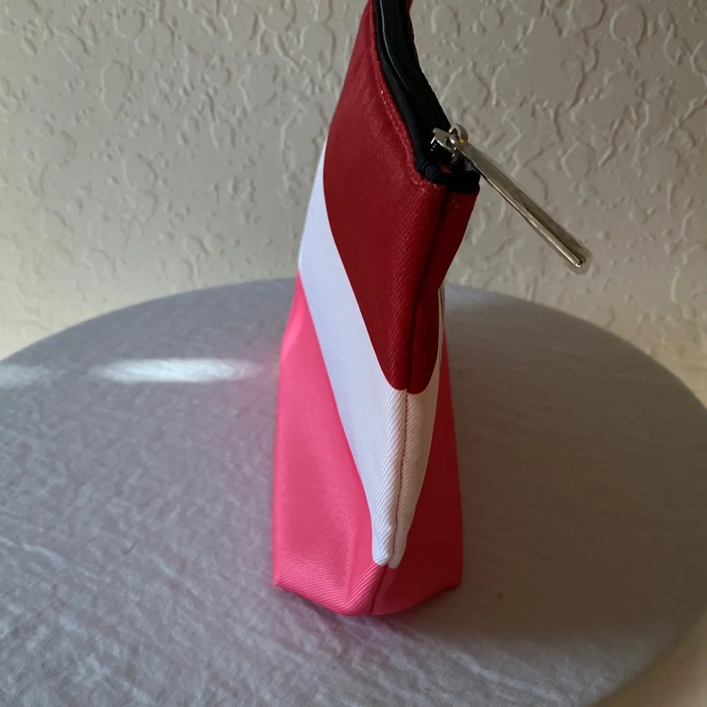 Clinique x Kate Spade: NWOT Red & Pink Cosmetic Bag - Image 7