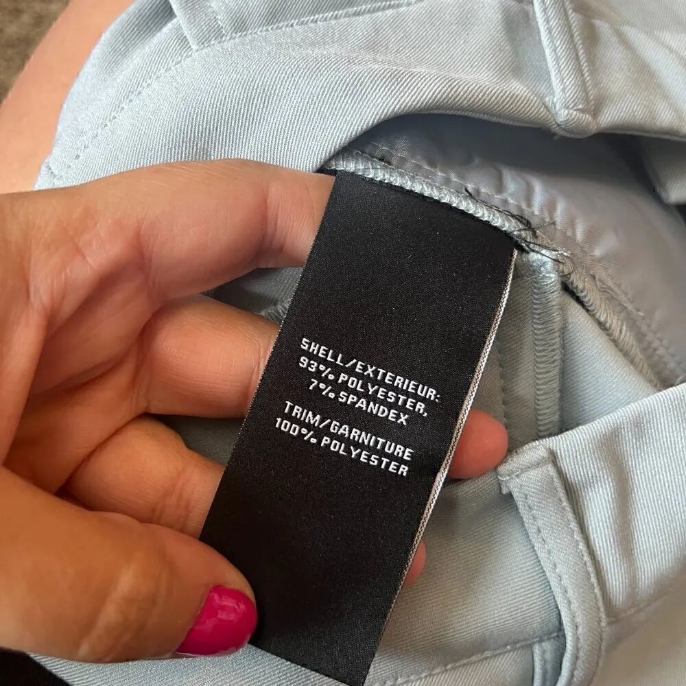 7 for All Mankind powder blue trouser shorts - Image 5