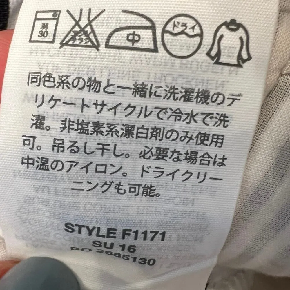 J. Crew Teddie Kick Flare Crop Pants Navy/White Pinstripe Size 2 Size Zip F1171 - Image 10