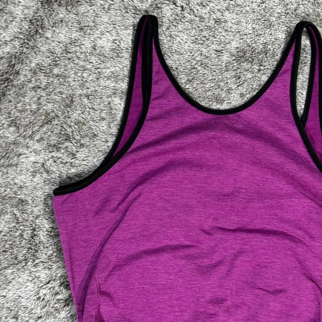 Lululemon In The Flow Tank Sz 4/6 Heathered Regal Plum - Image 5