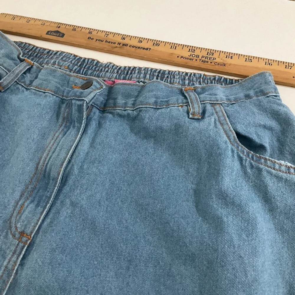 Woman Within plus size 22W Classic Fit Light Wash Denim Jeans casual Classic - Image 2