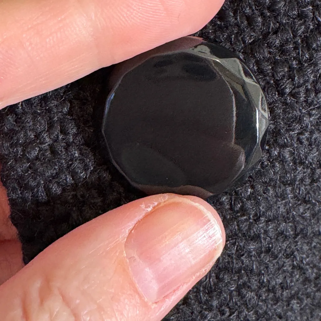 Talbots Black Tweed Blazer Jacket Womens 12P Dark Academia Old Money Retro Glam - Image 5