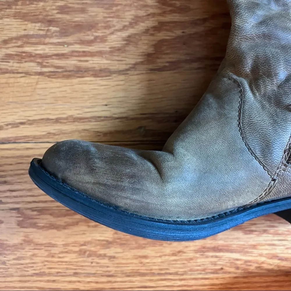 Steve Madden Northside Cognac Quilted Tall Boots 5.5 - Image 8