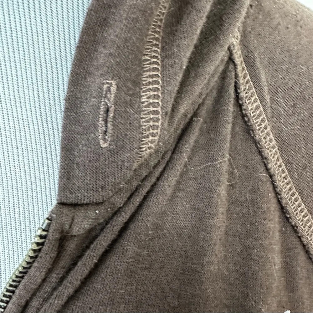 PINK Victorias Secret Vintage Peace Hoodie Size S Brown - Image 6