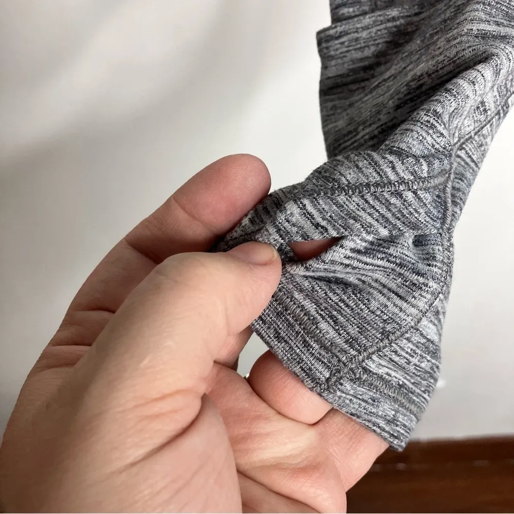 Lululemon Athletica Cypress Kiss long sleeve space dyed‎ top gray size 6 - Image 7