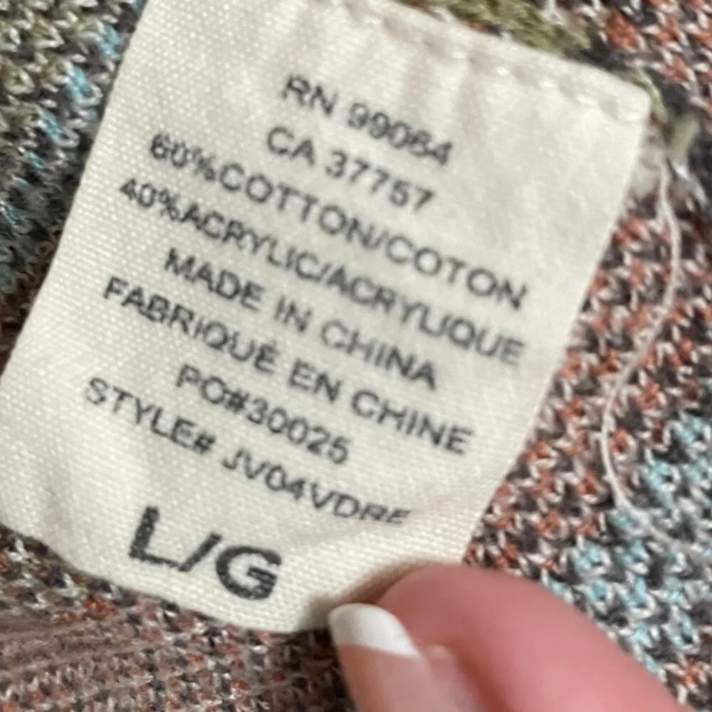 Billabong Dream Chaser Sweater Cardigan Large Aztec - Image 5