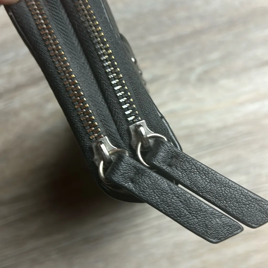 Jessica Simpson Black Faux Leather Wallet - Image 9