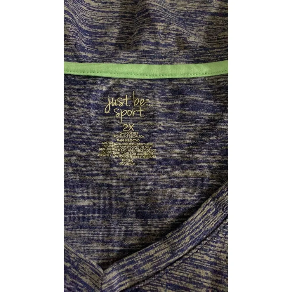 Just Be Sport Shirt  Size 2X - Image 3