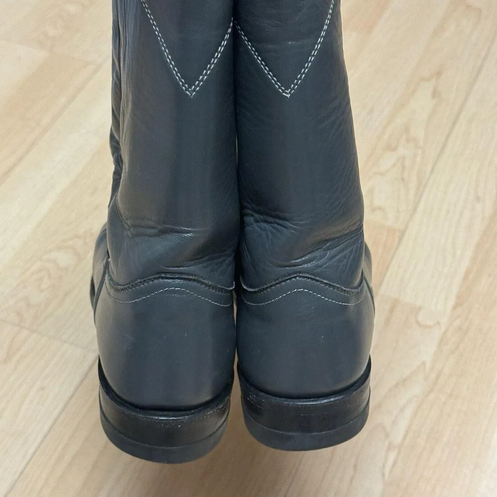 Vintage Justine Grey Western Boots - Image 4