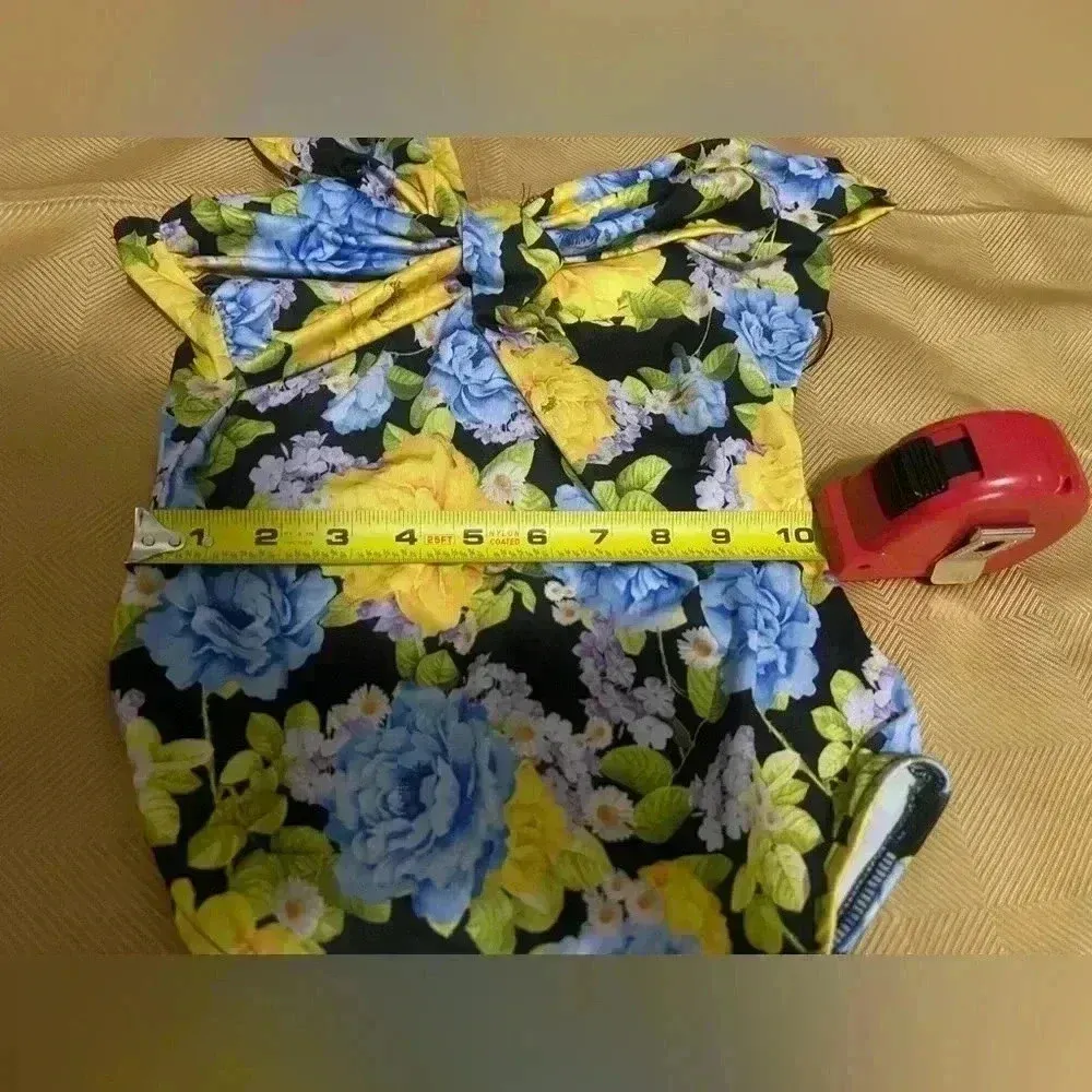 ZARA Floral Bodysuit Off the Shoulder,Twist Knot,Size Small,Women's,NWT - Image 6