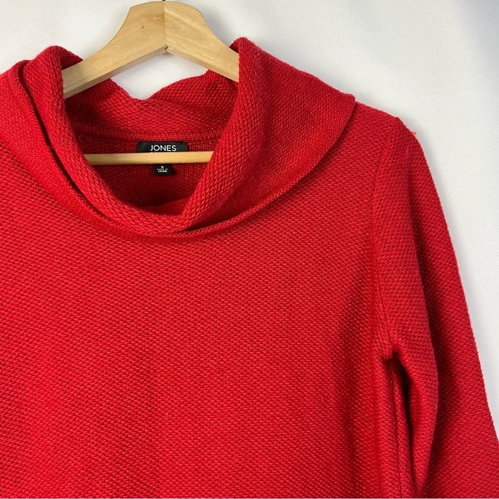 Jones New York Cherry Red Cowl Neck Pullover Sweater S - Image 3