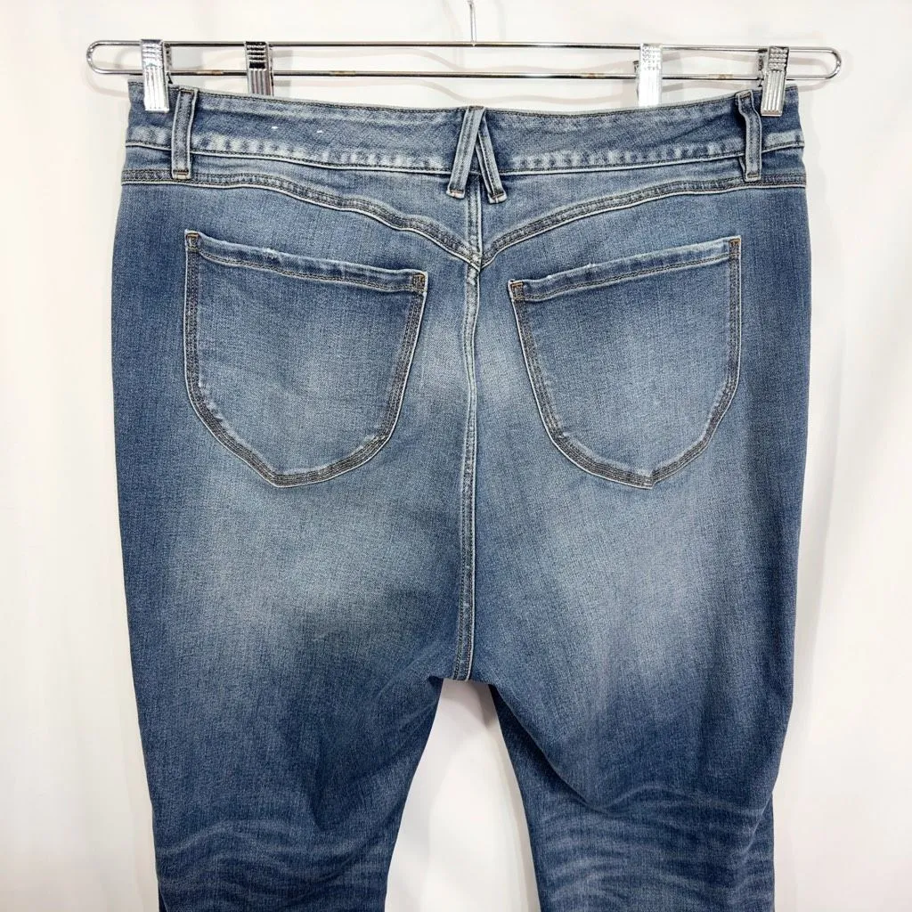 Lane Bryant Plus Size 20 Jeans Ripped Distressed Raw Hem Skinny Stretch‎ 475 - Image 11