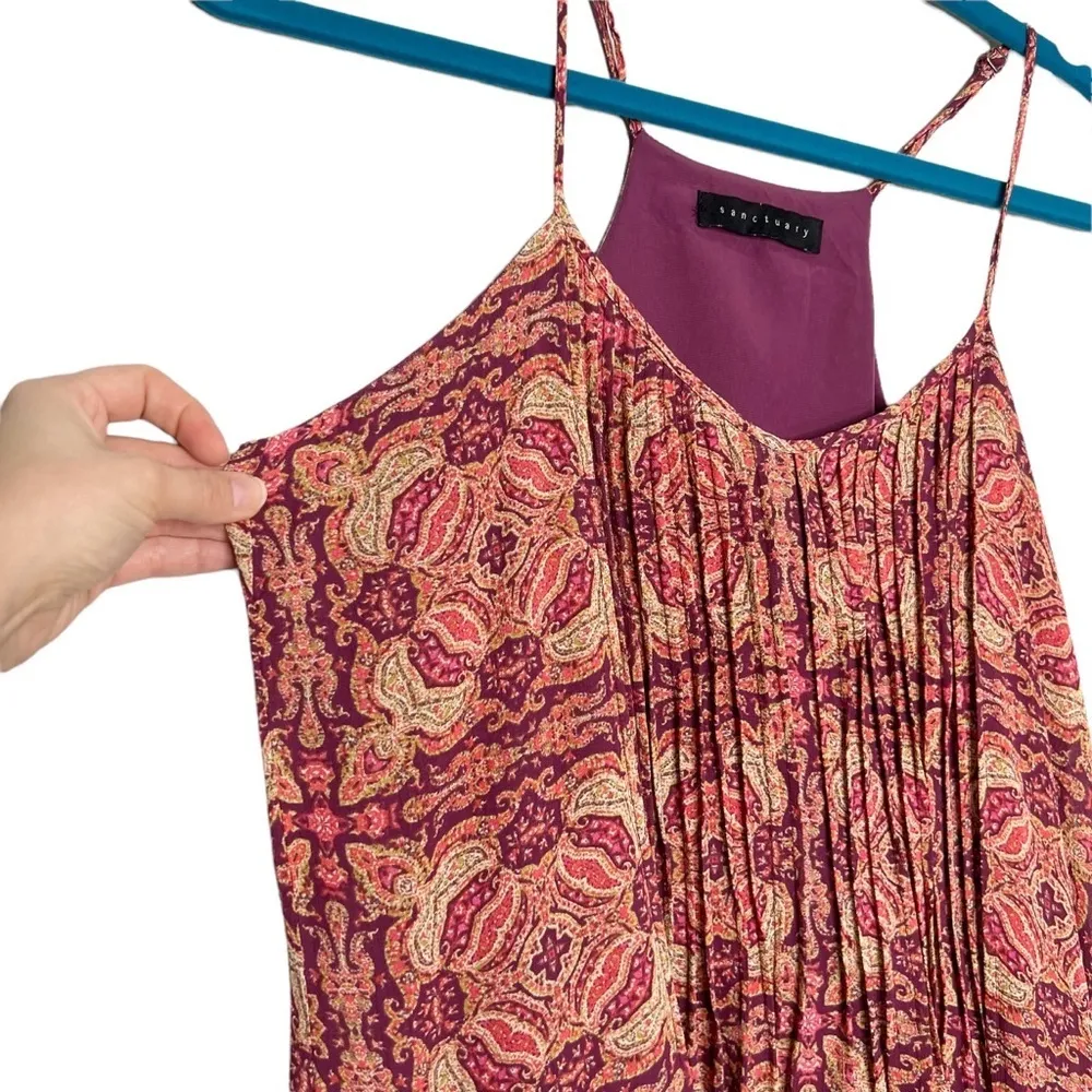 Sanctuary Spring Fling Medallion Print Adjustable Strap Mini Dress - Image 3