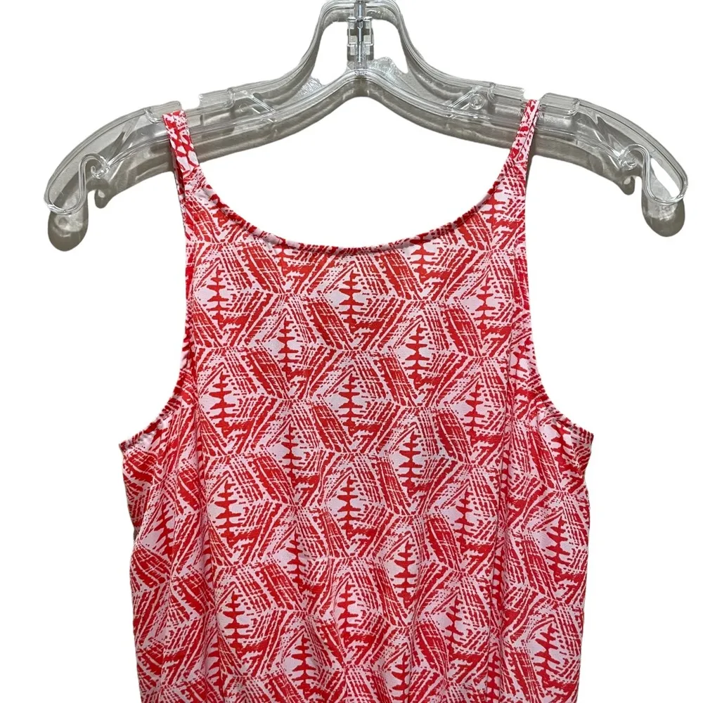 Aqua Sleeveless Printed Romper - Image 3