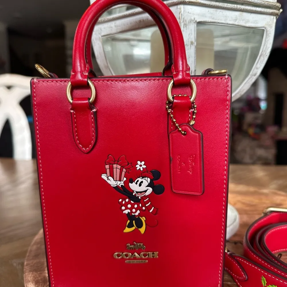 Coach/disney mini Minnie mouse leather tote - Image 2