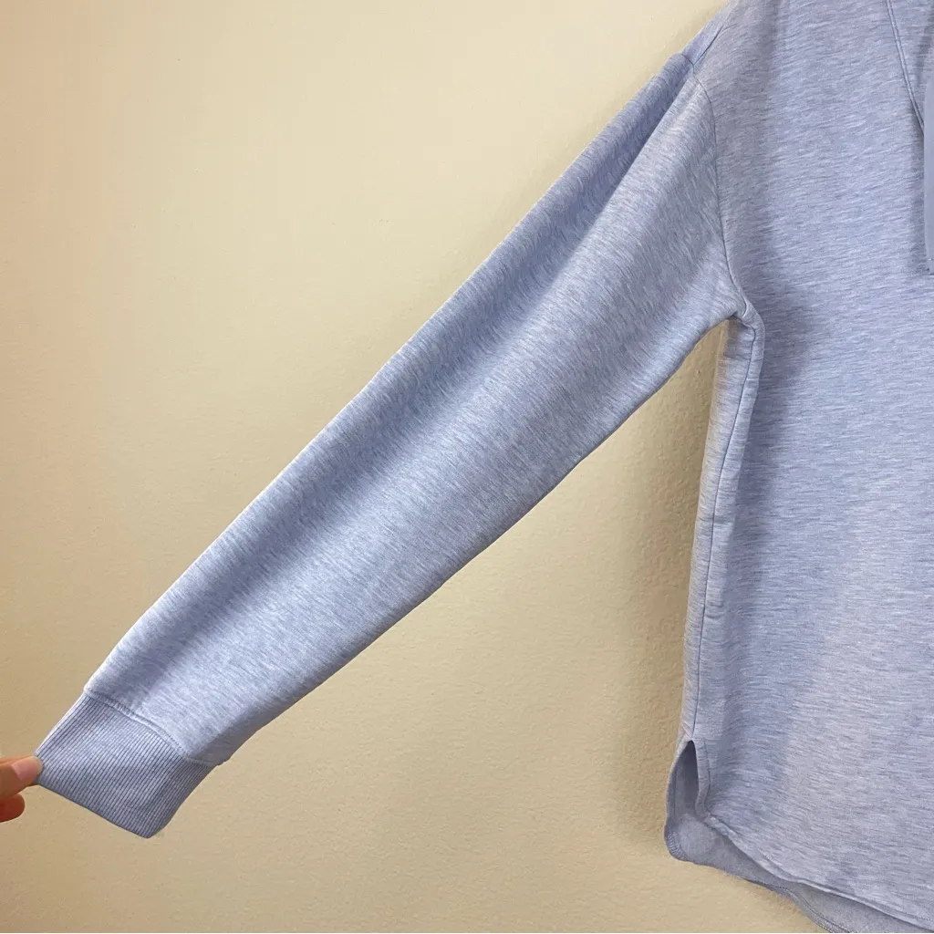 Haven Well Within Fleece Tunic Hoodie Pullover Soft Sweatshirt Size S Normcore Blue - Image 5