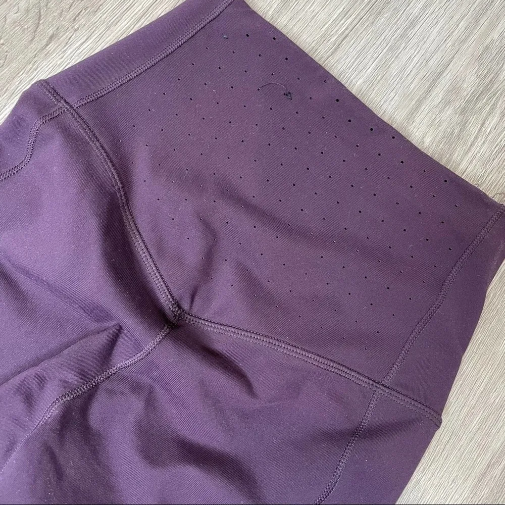 Nike Dark Purple Dri-Fit High Waist Full Length Workout/Training Leggings sz XS - Image 3