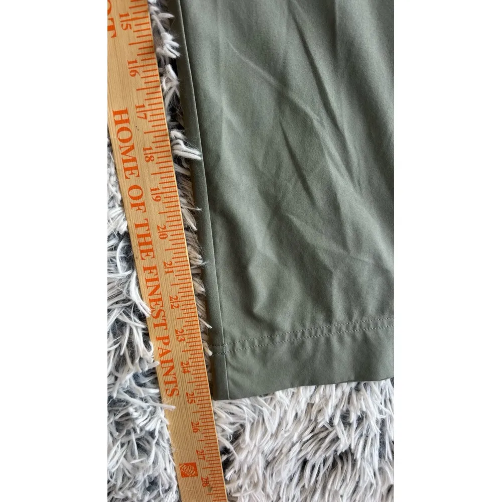 Athleta Pants Womens 12 Olive Green Ankle‎ Length Stretch Light - Image 7