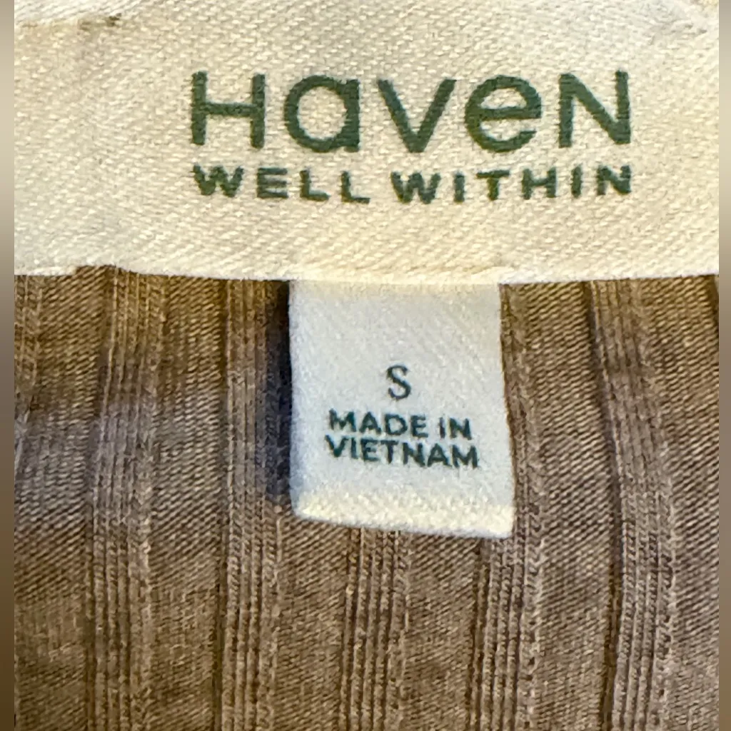 Haven Well Within Ribbed Knitwear in Brown Tan Size undefined - Image 5