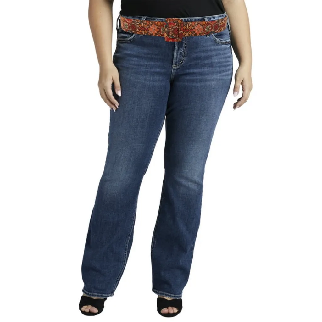 Fashion Vintage Style Belt Faux‎ Leather Cork Material Western Bohemian Tan Size L - Image 5