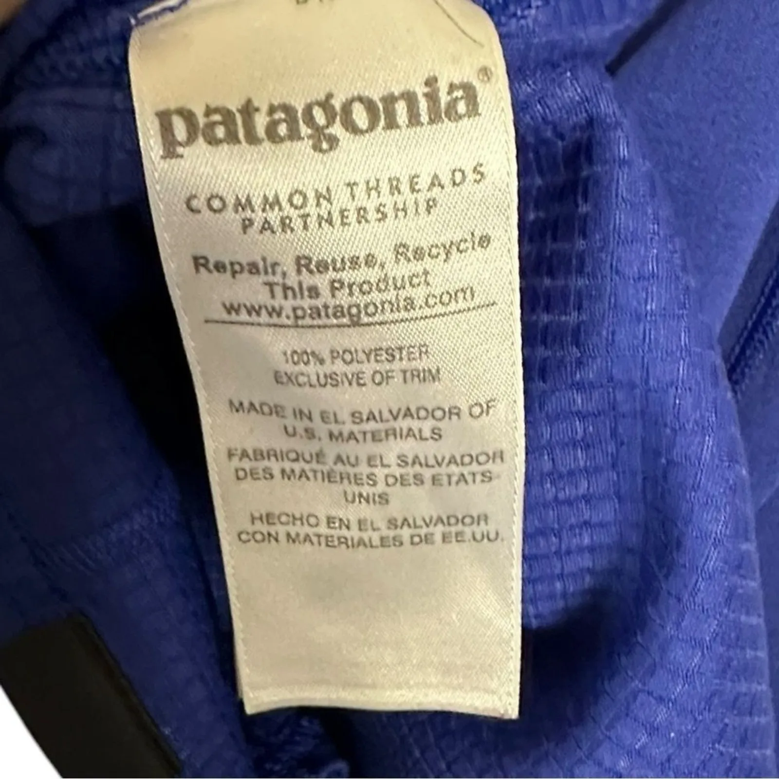 Patagonia Womens Capilene Baselayer Polartac Blue Thermal sz Medium Ski Snow - Image 10