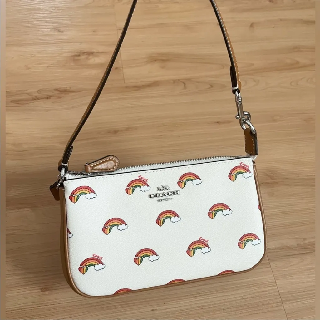 Coach  Nolita 19 With Rainbow Print # CJ657 - Image 2