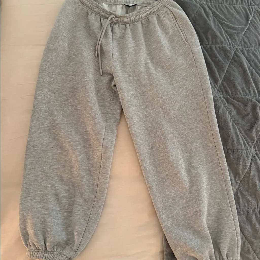 Princess Polly Light Gray Joggers - Image 3