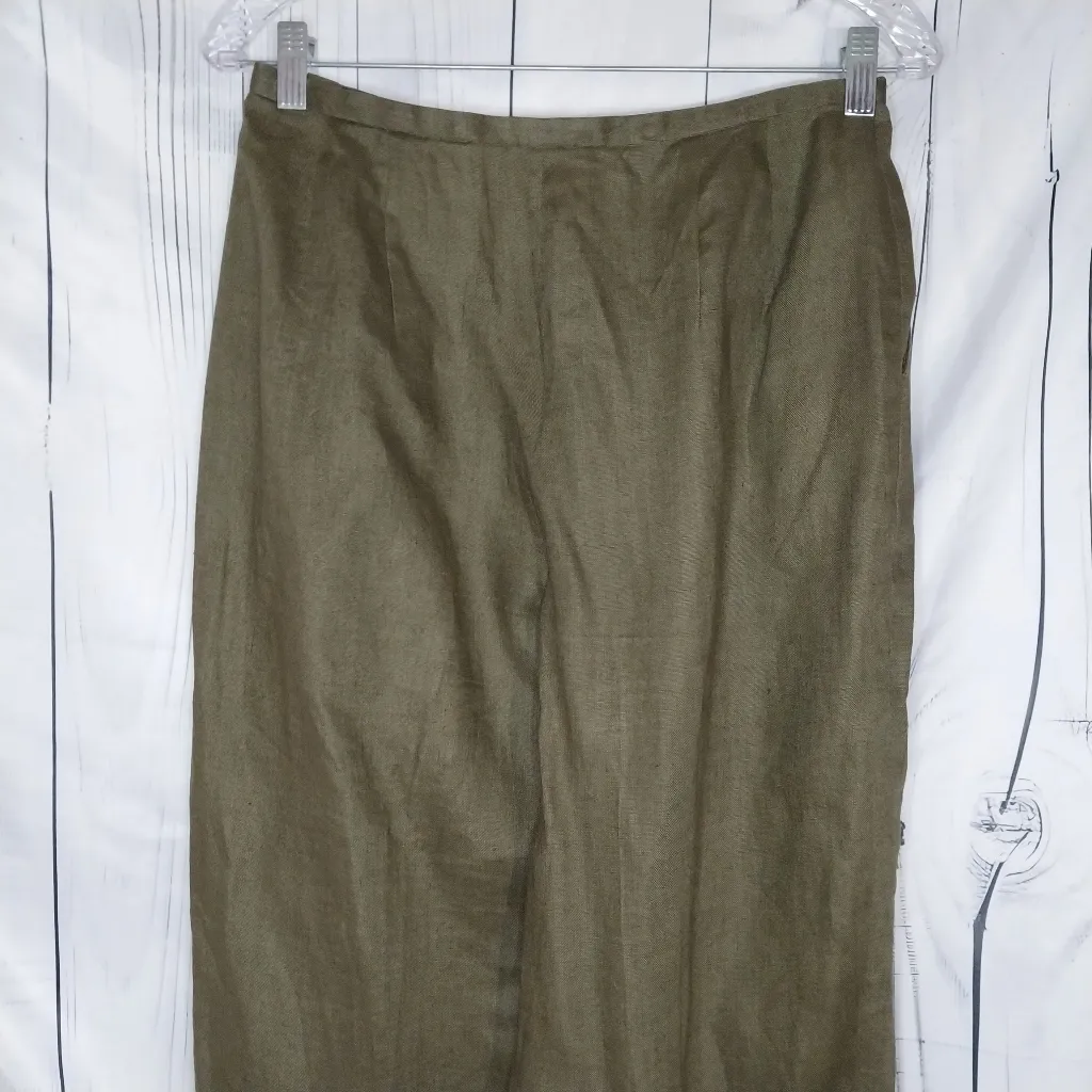 Valerie Stevens 100% Linen Cropped Pants - Image 5