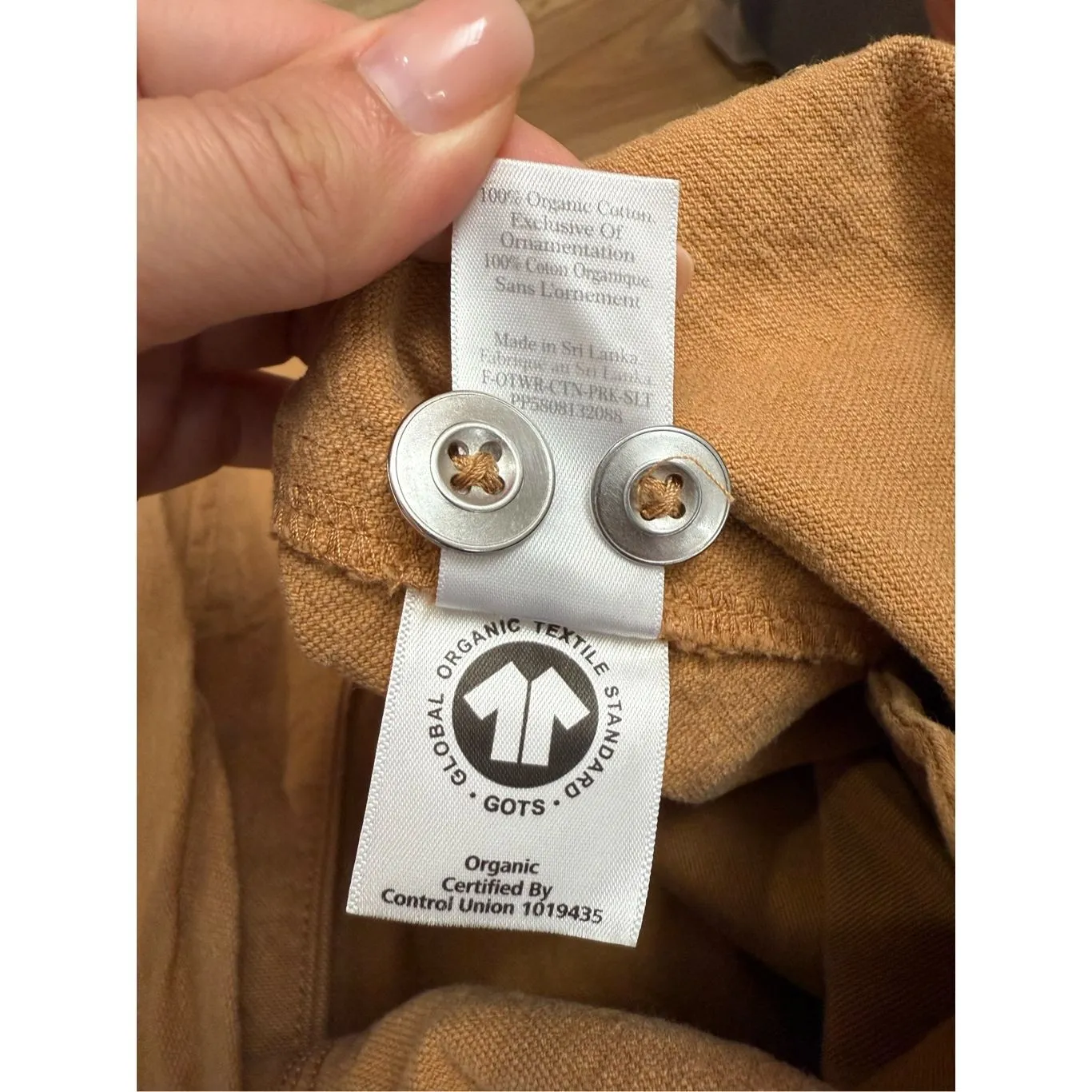 EVERLANE The Canvas Organic Cotton Parka jacket Coat size M - Image 13