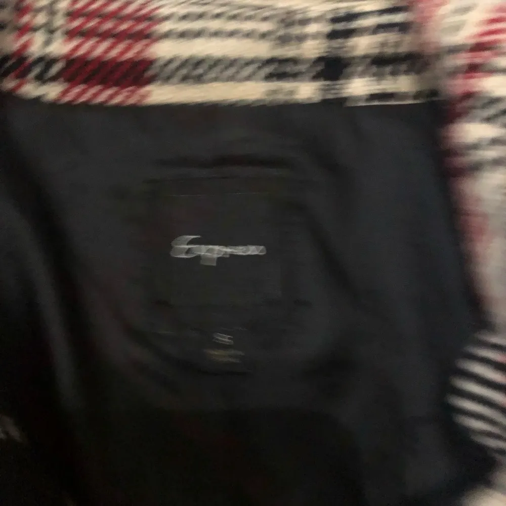 Express Wool Blend Plaid Jacket Moto Short Style Coat Size Small - Image 3