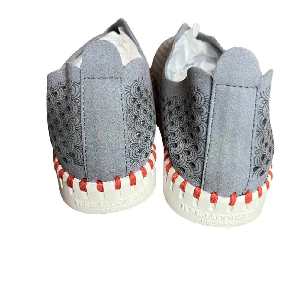 Isle Jacobsen tulip slip on flats women’s blue SZ 7 EU 37 walking comfort shoe - Image 7