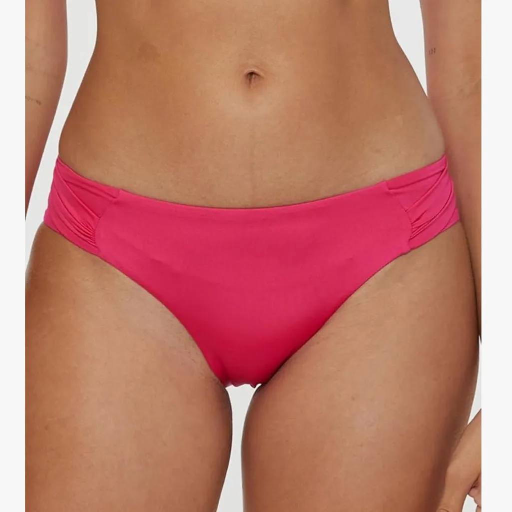 Trina Turk Tab Side Bikini Bottom Cannes Coral 8 - Image 2
